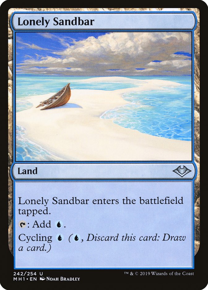 Lonely Sandbar [Modern Horizons] Magic: The Gathering