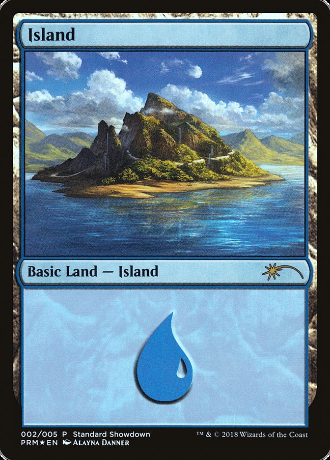 Island (Alayna Danner) [Standard Showdown Promos] Magic: The Gathering