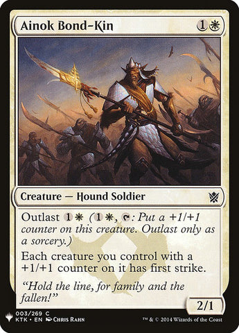 Ainok Bond-Kin [Mystery Booster] Magic: The Gathering