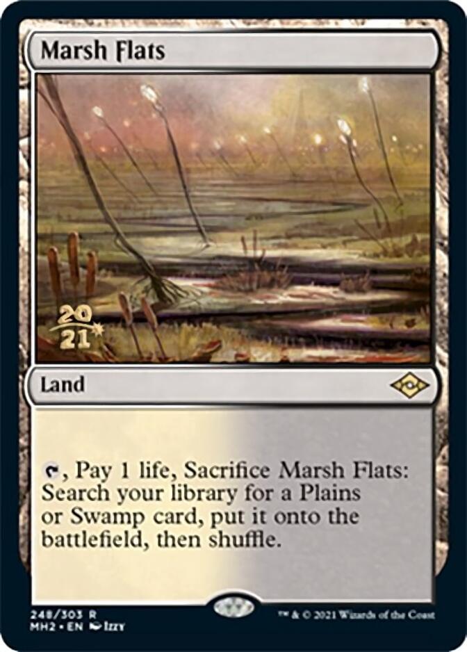 Marsh Flats [Modern Horizons 2 Prerelease Promos] Magic: The Gathering