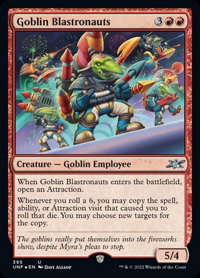 Goblin Blastronauts (Galaxy Foil) [Unfinity] Magic: The Gathering