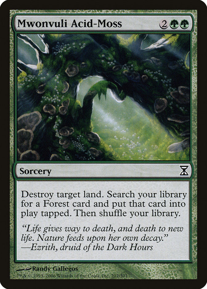 Mwonvuli Acid-Moss [Time Spiral] Magic: The Gathering