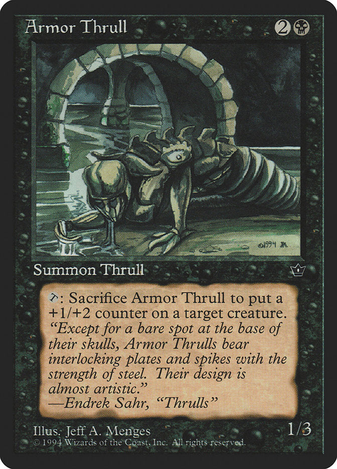 Armor Thrull (Jeff A. Menges) [Fallen Empires] Magic: The Gathering