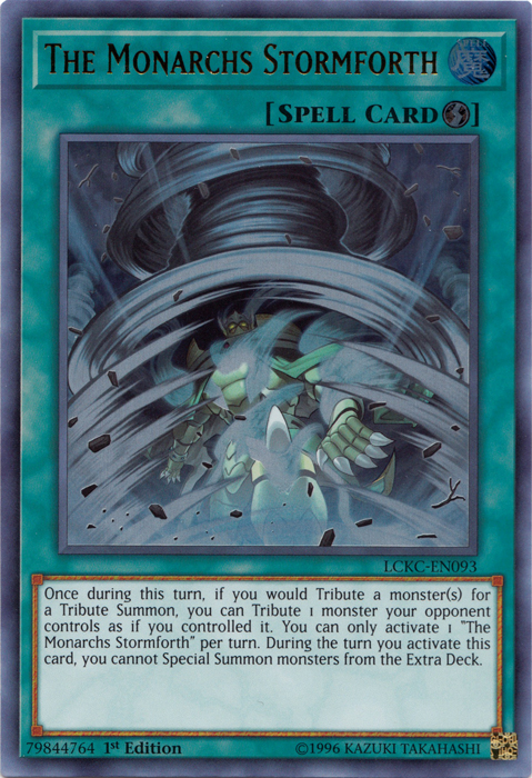 The Monarchs Stormforth [LCKC-EN093] Ultra Rare Yu-Gi-Oh!