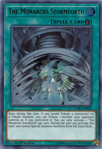 The Monarchs Stormforth [LCKC-EN093] Ultra Rare Yu-Gi-Oh!