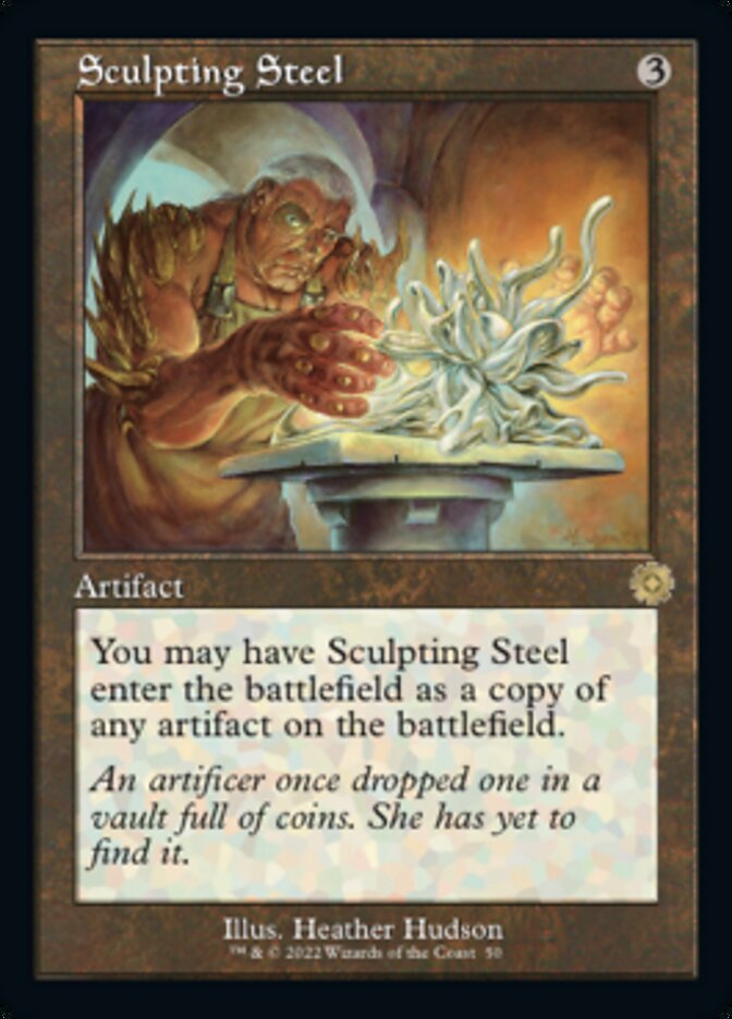 Sculpting Steel (Retro) [The Brothers' War Retro Artifacts] Magic: The Gathering