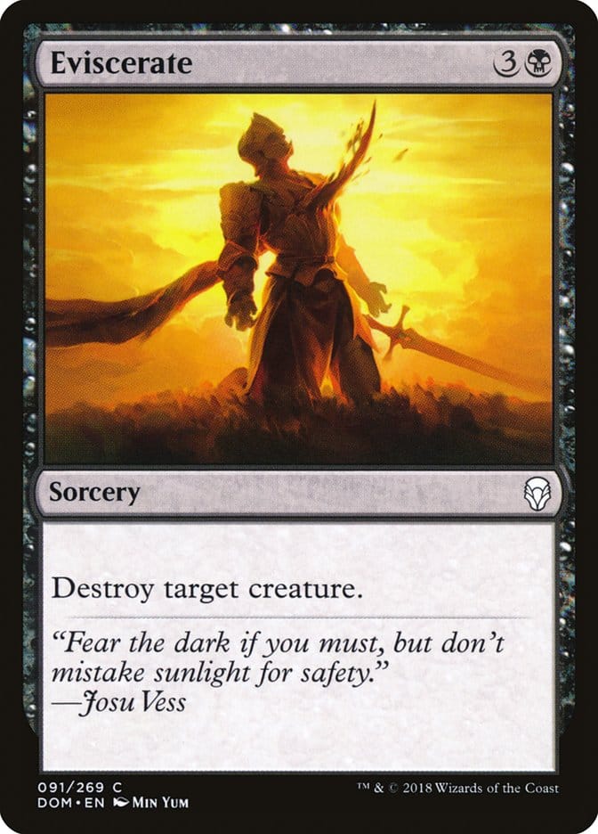 Eviscerate [Dominaria] Magic: The Gathering