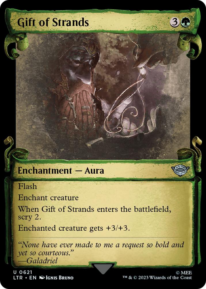 Gift of Strands [The Lord of the Rings: Tales of Middle-Earth Showcase Scrolls] Magic: The Gathering