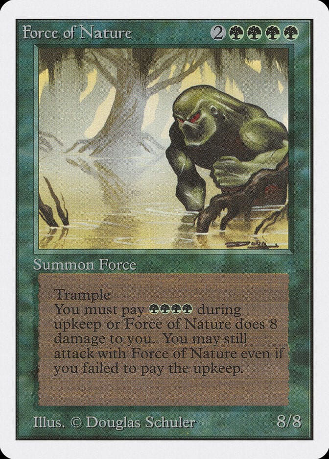 Force of Nature [Unlimited Edition] Magic: The Gathering