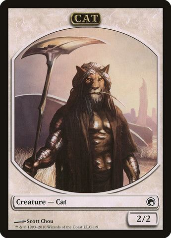 Cat Token [Scars of Mirrodin Tokens] Magic: The Gathering