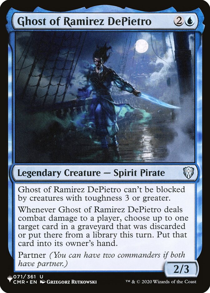 Ghost of Ramirez DePietro [The List] Magic: The Gathering
