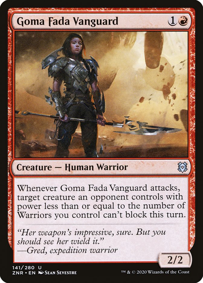 Goma Fada Vanguard [Zendikar Rising] Magic: The Gathering