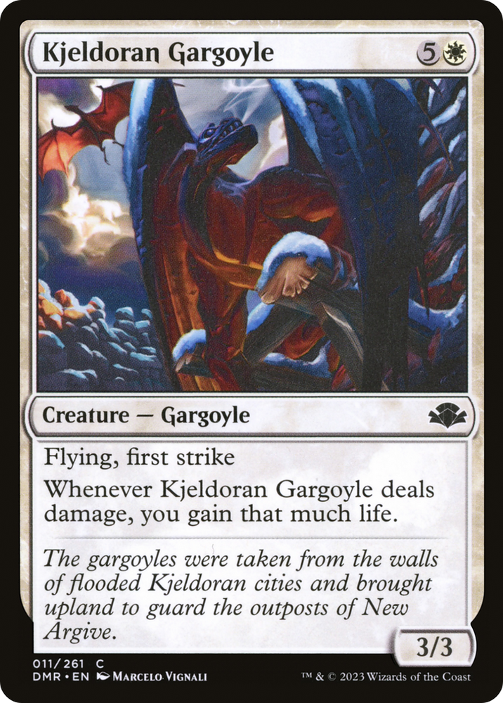 Kjeldoran Gargoyle [Dominaria Remastered] Magic: The Gathering