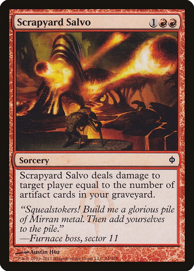 Scrapyard Salvo [New Phyrexia] Magic: The Gathering