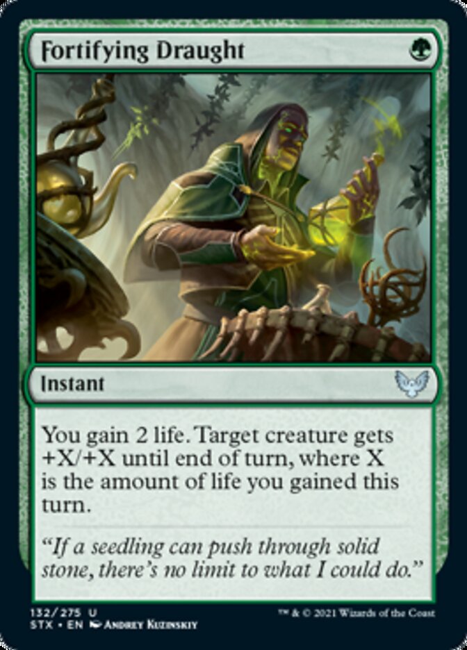 Fortifying Draught [Strixhaven: School of Mages] Magic: The Gathering