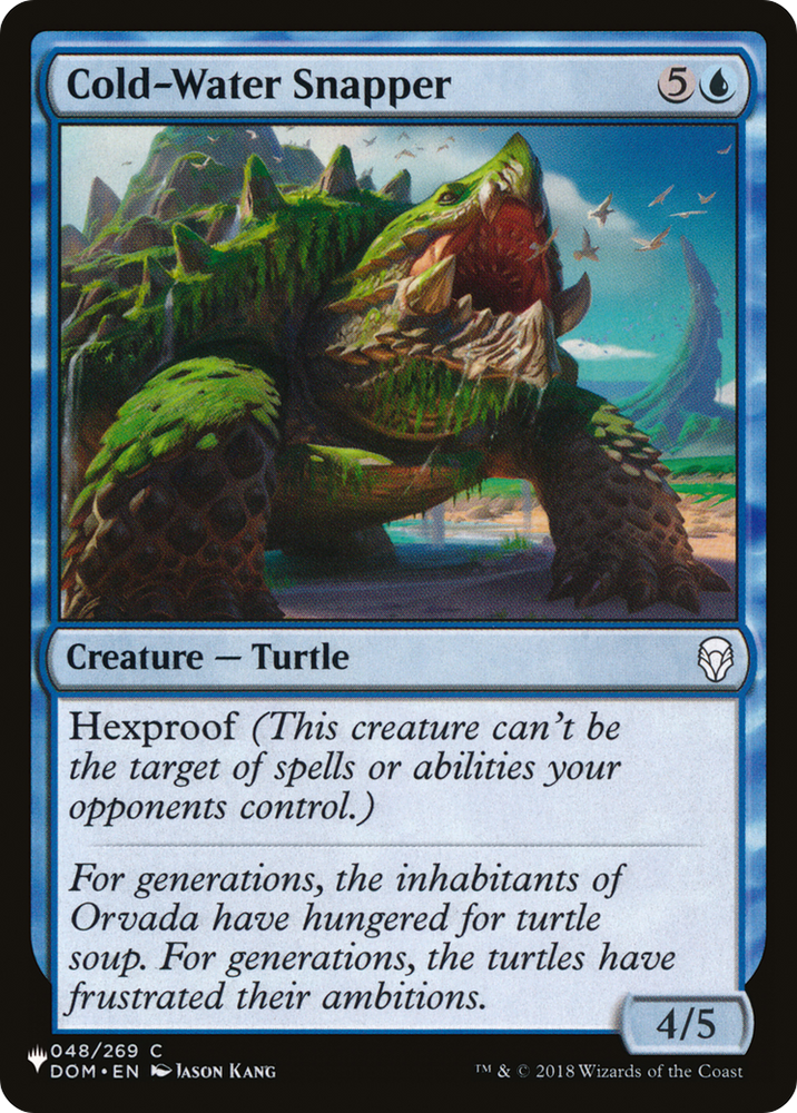 Cold-Water Snapper [The List] Magic: The Gathering