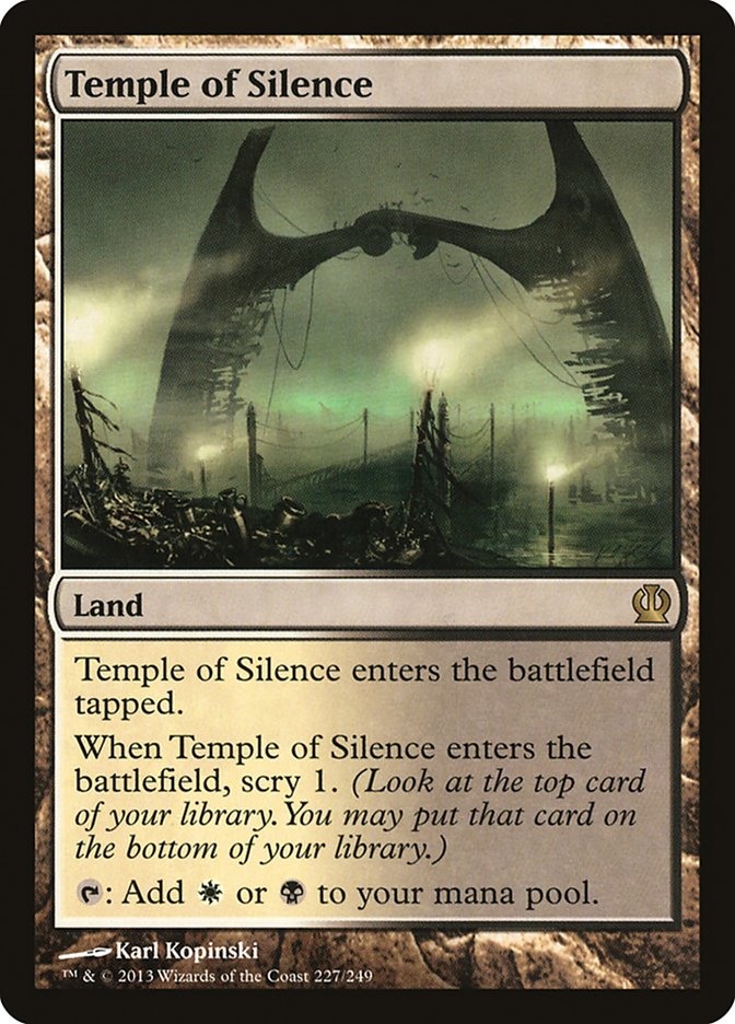 Temple of Silence [Theros] Magic: The Gathering