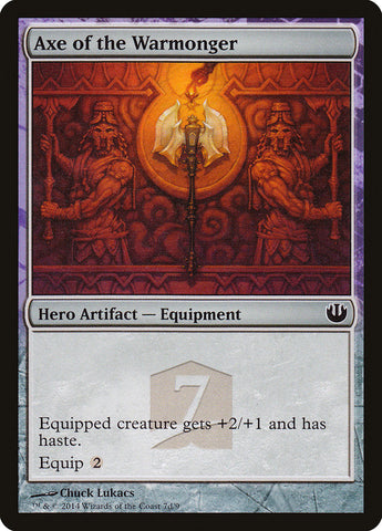 Axe of the Warmonger [Journey into Nyx Hero's Path] Magic: The Gathering