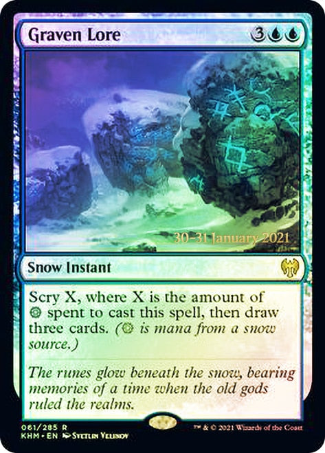 Graven Lore [Kaldheim Prerelease Promos] Magic: The Gathering