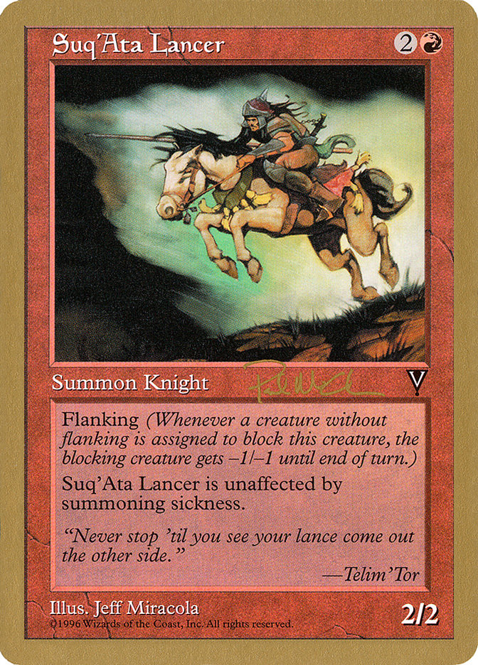 Suq'Ata Lancer (Paul McCabe) [World Championship Decks 1997] Magic: The Gathering