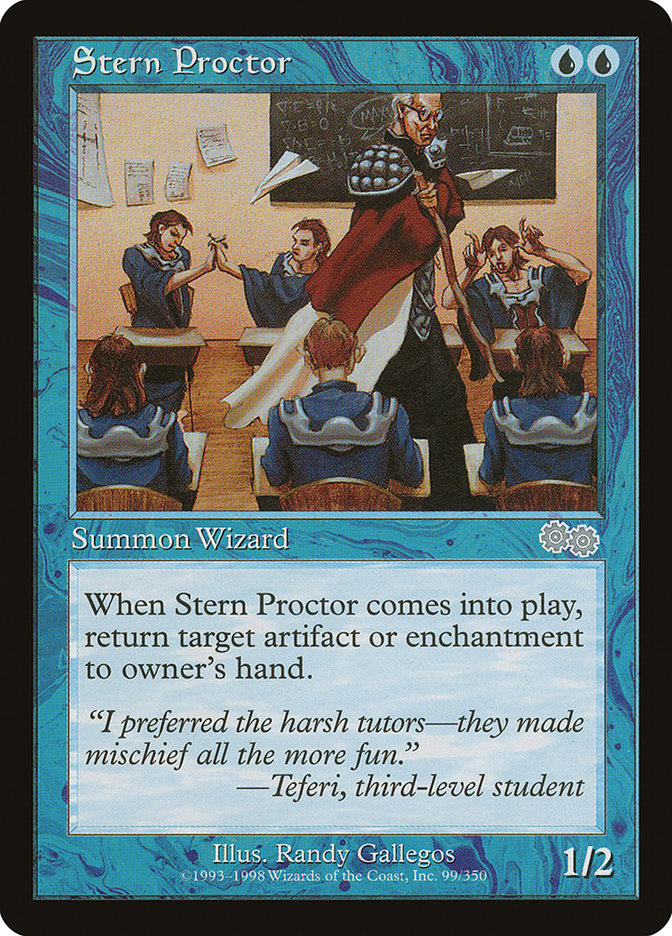 Stern Proctor [Urza's Saga] Magic: The Gathering