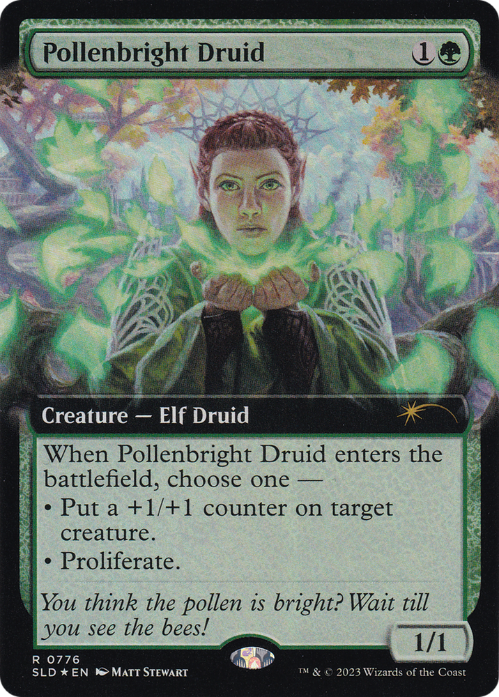 Pollenbright Druid (Extended Art) [Secret Lair Drop Series] Magic: The Gathering