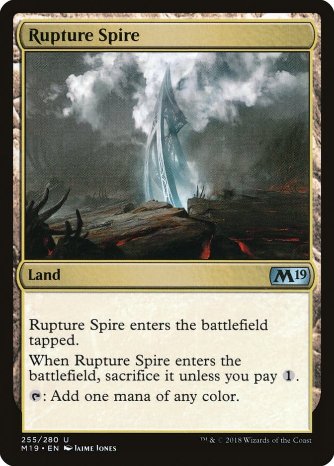 Rupture Spire [Core Set 2019] Magic: The Gathering
