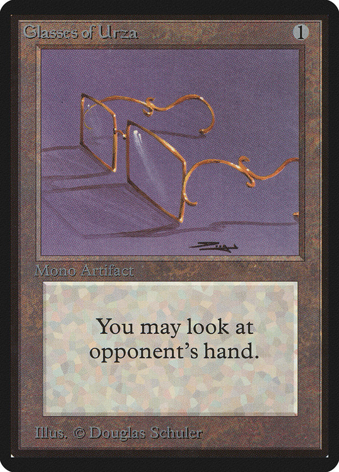 Glasses of Urza [Beta Edition] Magic: The Gathering