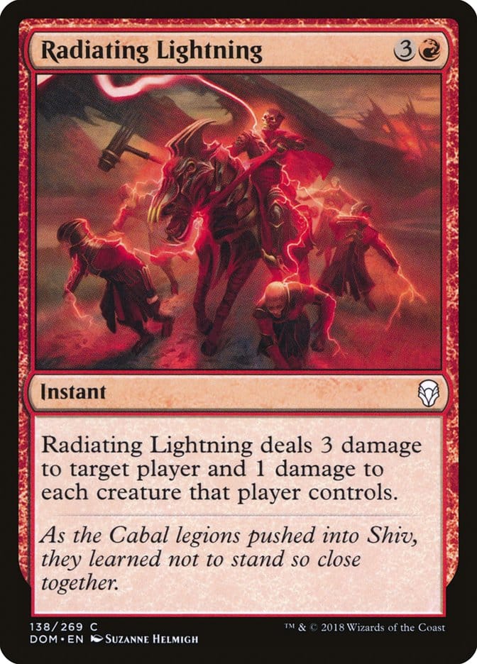 Radiating Lightning [Dominaria] Magic: The Gathering