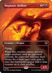 Magmatic Hellkite (Borderless) [Tarkir: Dragonstorm] Magic: The Gathering
