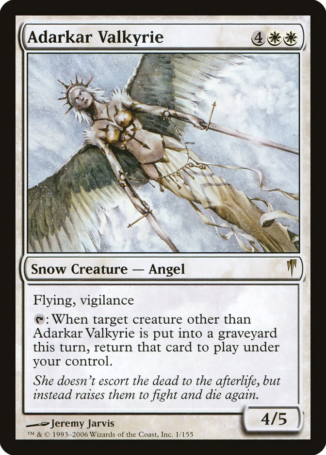 Adarkar Valkyrie [Coldsnap] Magic: The Gathering