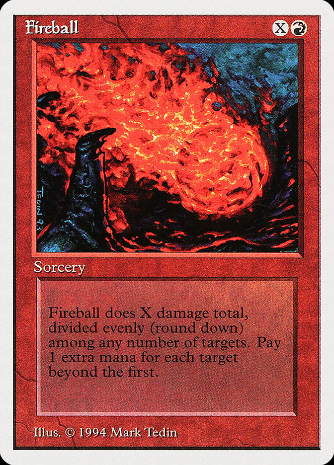 Fireball [Summer Magic / Edgar] Magic: The Gathering