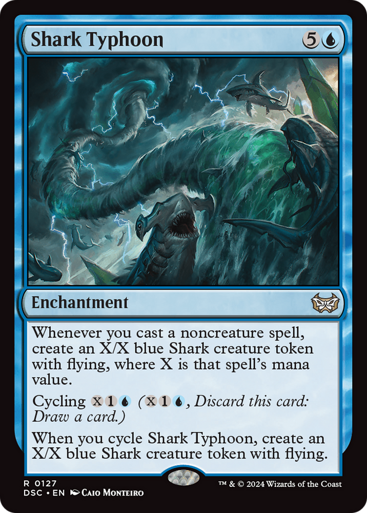 Shark Typhoon [Duskmourn: House of Horror Commander] Magic: The Gathering