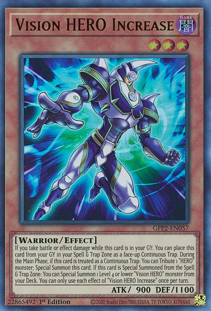 Vision HERO Increase [GFP2-EN057] Ultra Rare - Yugioh Cards For Your TCG Needs!