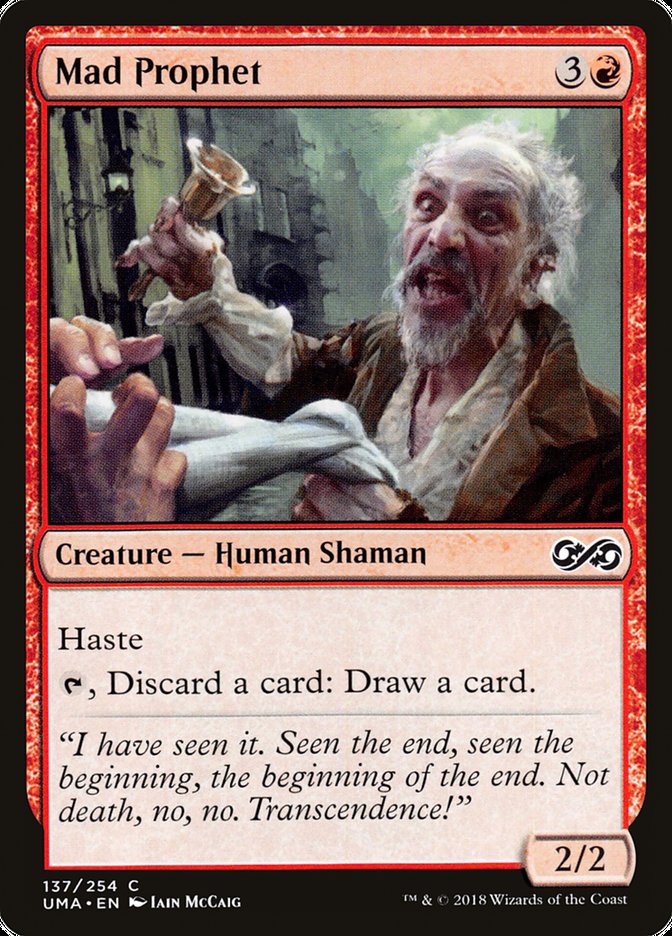 Mad Prophet [Ultimate Masters] Magic: The Gathering