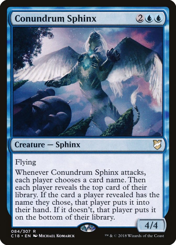 Conundrum Sphinx [Commander 2018] Magic: The Gathering