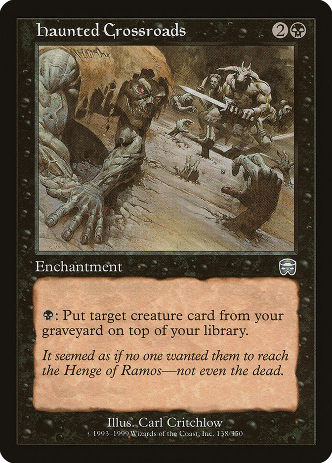 Haunted Crossroads [Mercadian Masques] Magic: The Gathering