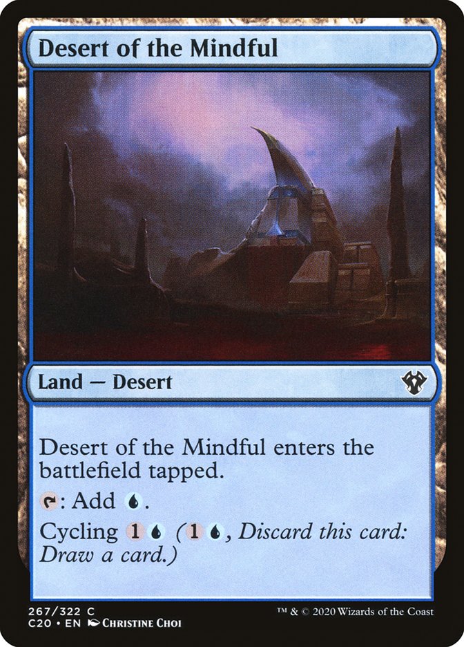 Desert of the Mindful [Commander 2020] Magic: The Gathering