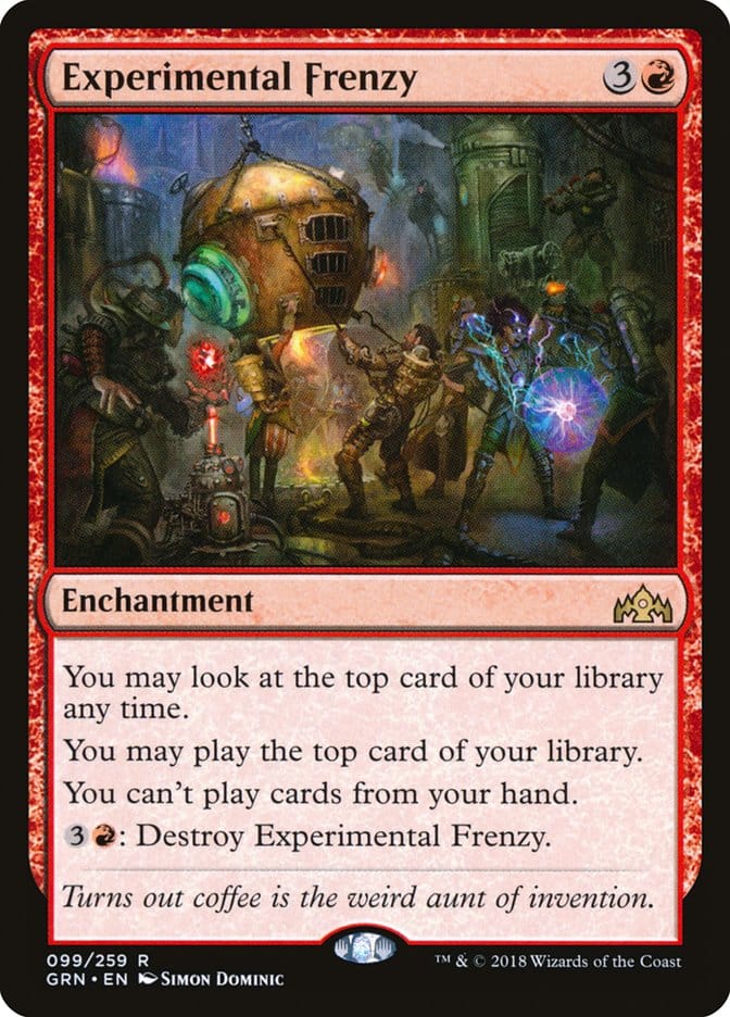 Experimental Frenzy [Guilds of Ravnica] Magic: The Gathering