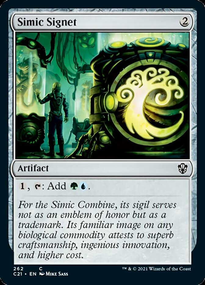 Simic Signet [Commander 2021] Magic: The Gathering