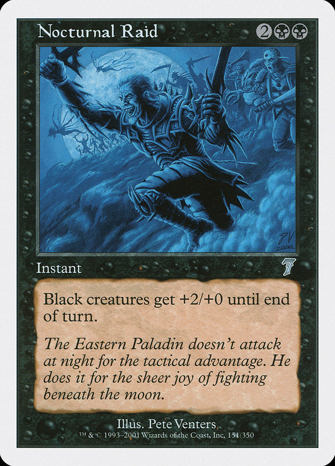 Nocturnal Raid [Seventh Edition] Magic: The Gathering