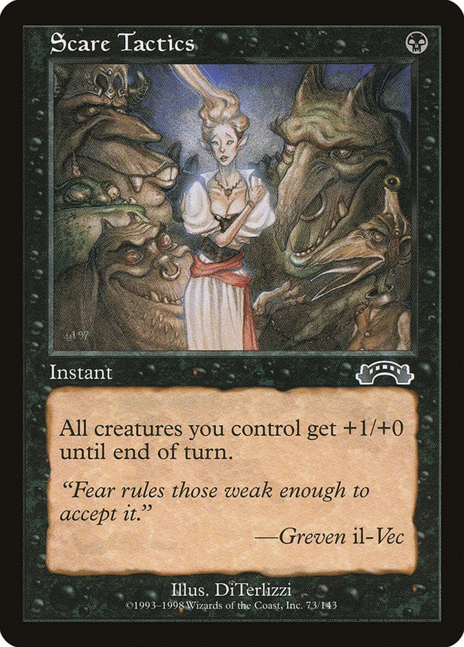 Scare Tactics [Exodus] Magic: The Gathering