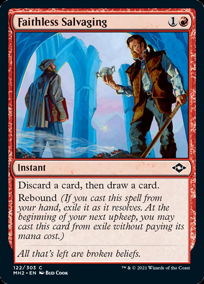 Faithless Salvaging [Modern Horizons 2] Magic: The Gathering