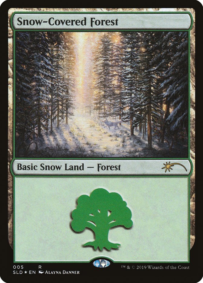 Snow-Covered Forest (005) [Secret Lair Drop Series] Magic: The Gathering
