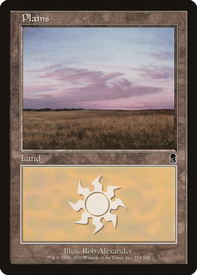 Plains (334) [Odyssey] Magic: The Gathering