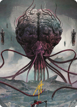 Elder Brain Art Card (Gold-Stamped Signature) [Commander Legends: Battle for Baldur's Gate Art Series] Magic: The Gathering