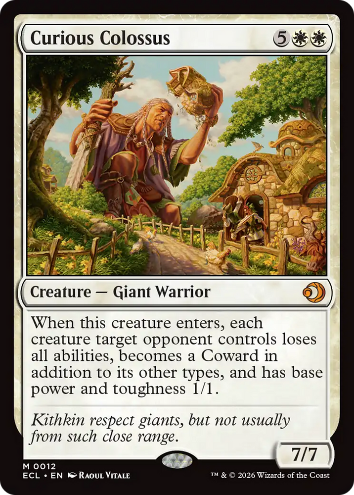 Curious Colossus [Lorwyn Eclipsed] Magic: The Gathering