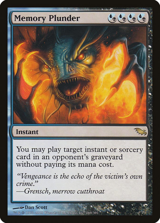 Memory Plunder [Shadowmoor] Magic: The Gathering
