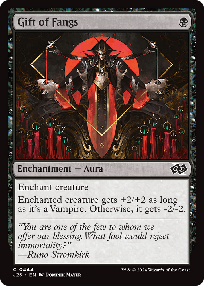 Gift of Fangs [Foundations Jumpstart] Magic: The Gathering