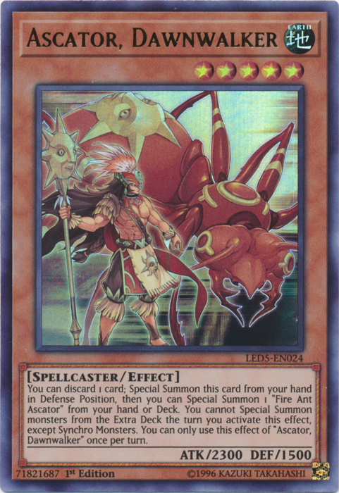 Ascator, Dawnwalker [LED5-EN024] Ultra Rare - Yugioh Cards For Your TCG Needs!
